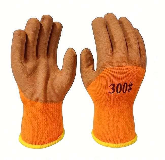 10 Gauge Terry Liner 3/4 Foam Latex Coating Gloves